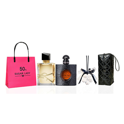 YVES SAINT LAURENT Парфюмерный набор Black Opium +Libre+Ароматическая подвеска 15 #1