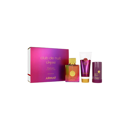 ARMAF PERFUMES Набор Club De Nuit Untold: Парфюмерная вода + Дезодорант-стик + Лосьон для тела #1