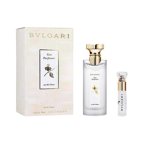 BVLGARI Набор Eau Parfumee au The Blanc: Одеколон + Миниатюра #1
