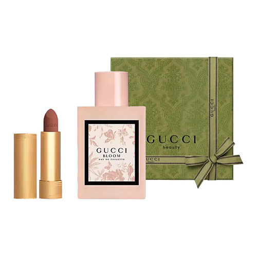 GUCCI Туалетная вода Bloom Eau de Toilette + Матовая помада Rouge à Lèvres Mat #1