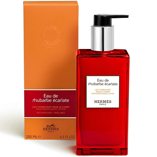HERMÈS HERMES Парфюмированный лосьон для тела Eau de Rhubarbe Ecarlate 200 #1