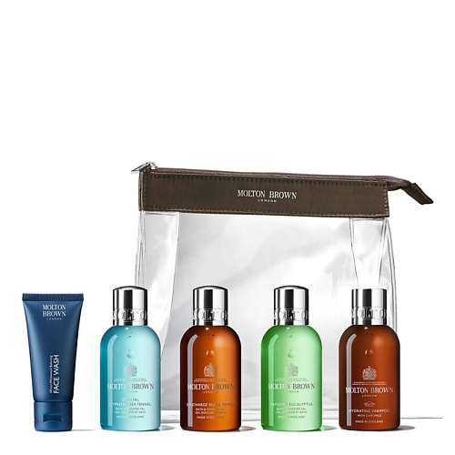 MOLTON BROWN Набор средств для тела, лица и волос The Refreshed Adventurer #1