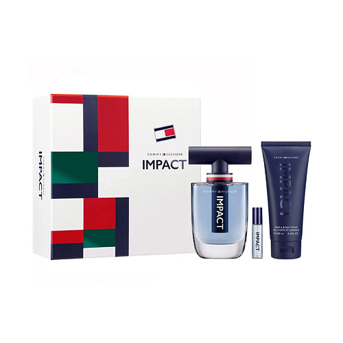 TOMMY HILFIGER Набор Impact: Туалетная вода + Миниатюра + Шампунь-гель для тела и волос #1