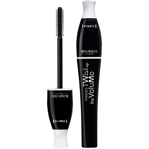 BOURJOIS Тушь для ресниц объемная 2 в 1 TWIST UP THE VOLUME #1