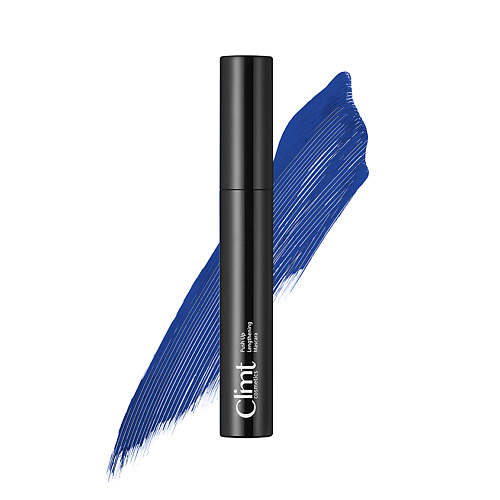 CLIMTCOSMETICS Удлиняющая влагостойкая термотушь для ресниц с силиконовой щеточкой 10 #1