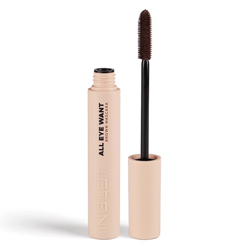 INGLOT Тушь для ресниц All eye want brown #1