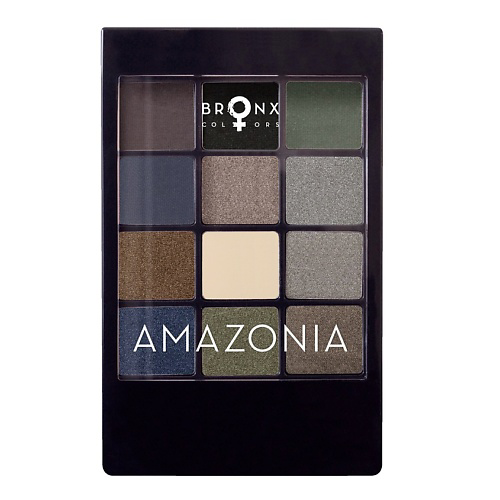 BRONX COLORS Палетка теней для век Amazonia #1