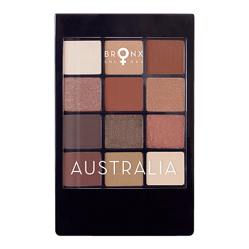 BRONX COLORS Палетка теней для век AUSTRALIA #1