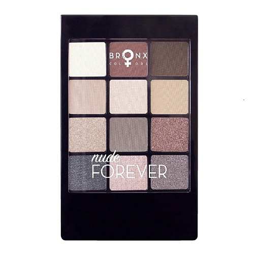 BRONX COLORS Палетка теней для век Nude Forever #1