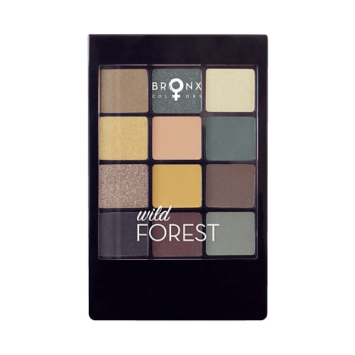 BRONX COLORS Палетка теней для век Wild Forest #1