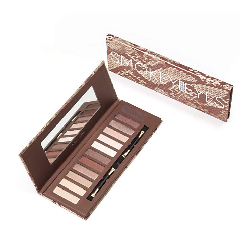 ЛЭТУАЛЬ Палитра для макияжа глаз Smokey eyes beige #1