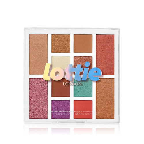 LOTTIE LONDON Палетка для глаз и лица Megawatt #1