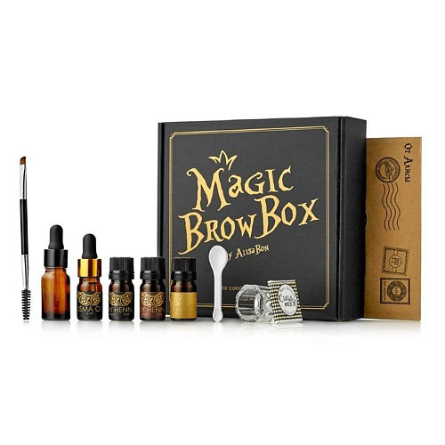 ALISA BON Набор хны для окрашивания бровей "Magic Brow Box" #1