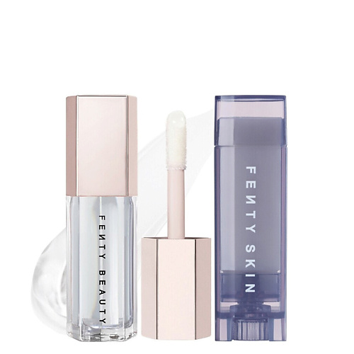 FENTY BEAUTY Сияющий оттеночный блеск и бальзам GLOSS BOMB X LUX BALM #1