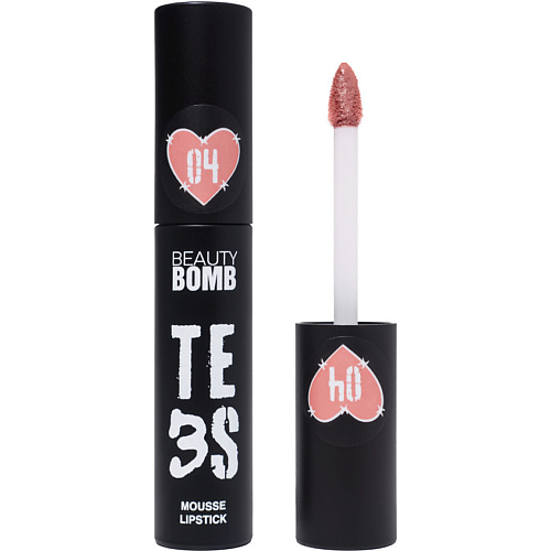 BEAUTY BOMB Муссовая помада для губ Te3s Mousse Lipstick #1
