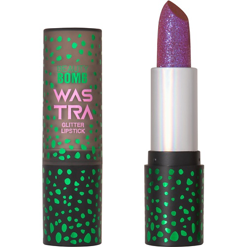 BEAUTY BOMB Помада для губ с глиттером Wastra Glitter Lipstick #1