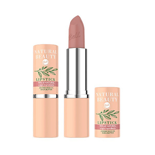 BELL Помада для губ NATURAL BEAUTY NATURAL BEAUTY LIPSTICK smoky wood увлажняющая #1