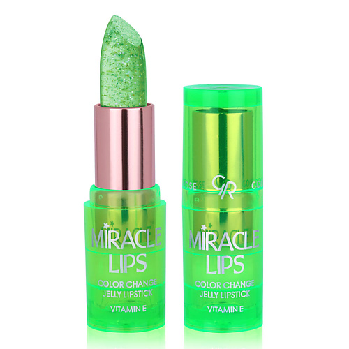GOLDEN ROSE Гелевая помада для губ MIRACLE LIPS COLOR CHANGE JELLY LIPSTICK #1