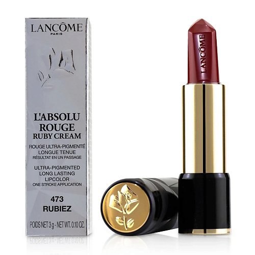 LANCOME Стойкая кремовая губная помада L'Absolu Rouge Ruby Cream #1