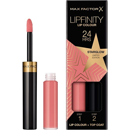 MAX FACTOR Стойкая губная помада и увлажняющий блеск Lipfinity Lip Colour #1