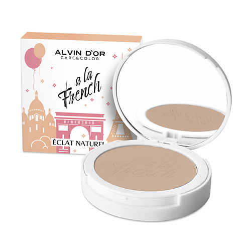 ALVIN D’OR Пудра компактная фиксирующая ECLAT NATUREL A LA FRENCH #1