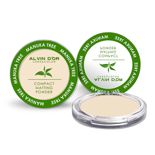 ALVIN D’OR Пудра компактная Manuka Tree #1