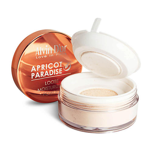 ALVIN D’OR Пудра рассыпчатая Moisturizing Apricot Paradise #1