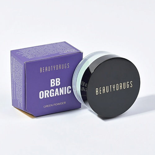 BEAUTYDRUGS Пудра для лица рассыпчатая BB Organic Green Powder 10 #1