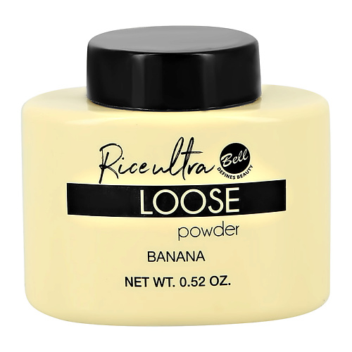 BELL Пудра рассыпчатая для лица RICE ULTRA LOOSE POWDER рисовая, фиксирующая #1