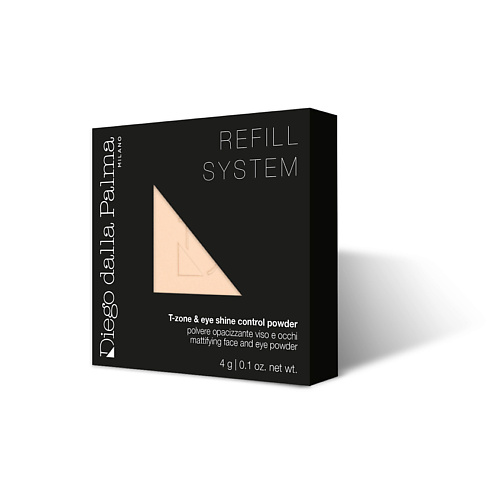 DIEGO DALLA PALMA MILANO Пудра для лица и глаз матирующая T-Zone & Eye Shine Control Powder Refill System #1