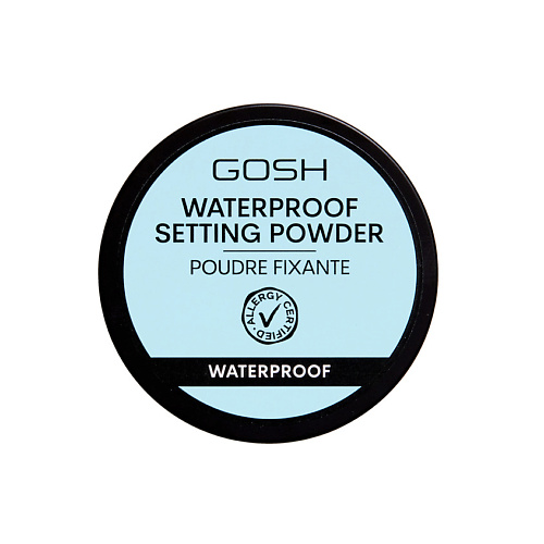 GOSH Пудра для лица рассыпчатая водостойкая прозрачная Waterproof Setting Powder #1