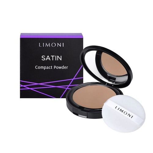 LIMONI Пудра компактная для лица Satin #1