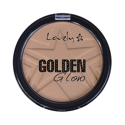 LOVELY Пудра для лица Golden Glow 10 #1