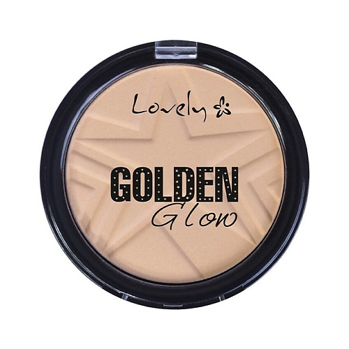 LOVELY Пудра для лица Golden Glow 10 #1