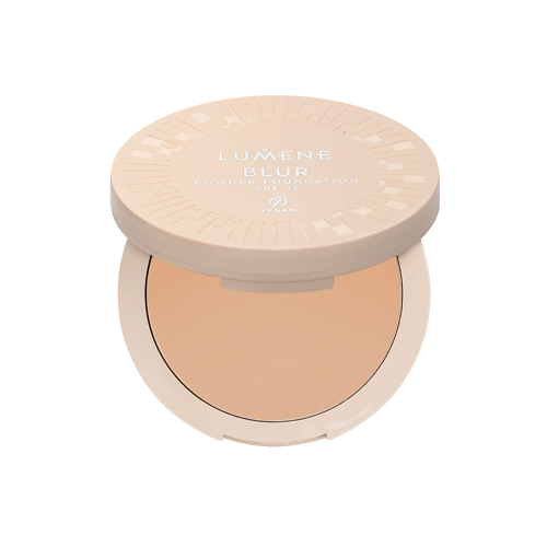 LUMENE Компактная тональная пудра Blur Longwear Powder Foundation SPF 15 #1