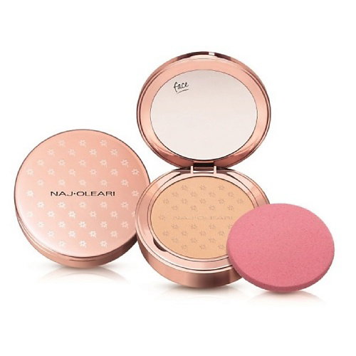 NAJ OLEARI Компактная пудра SILK FEEL WET & DRY POWDER FOUNDATION #1