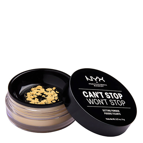NYX Professional Makeup NYX PROFESSIONAL MAKEUP Пудра для фиксации макияжа Can't Stop Won't Stop 6 #1
