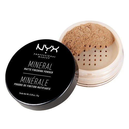 NYX Professional Makeup NYX PROFESSIONAL MAKEUP Рассыпчатая минеральная пудра Mineral Matte Finishing Powder 8 #1