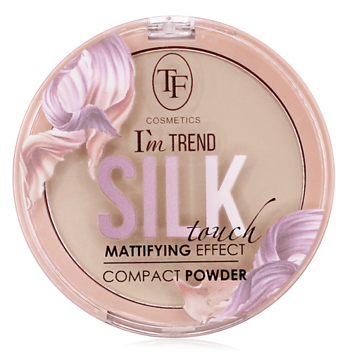 TF Пудра для лица матирующая компактная бархатная  SILK TOUCH I'm TREND CTP27 01 12 #1