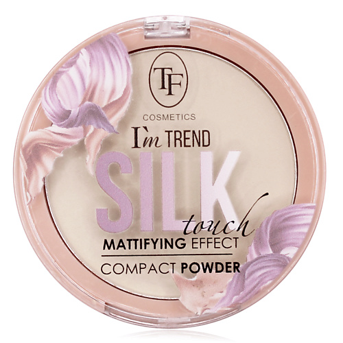 TF Пудра для лица матирующая компактная бархатная  SILK TOUCH I'm TREND CTP27 01 12 #1