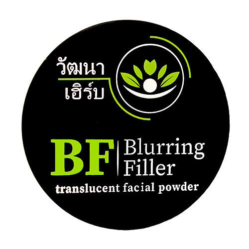 WATTANA HERB Матирующая компактная прозрачная пудра Blurring Filler 10 #1