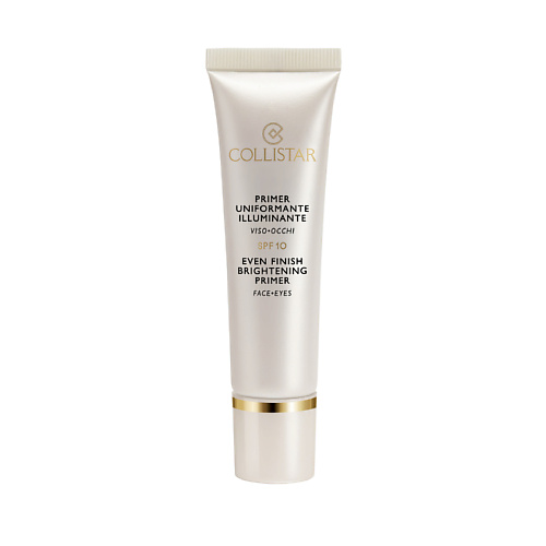 COLLISTAR База под макияж с эффектом сияния для лица и век Even Finish Brightening Primer SPF 10 30 #1
