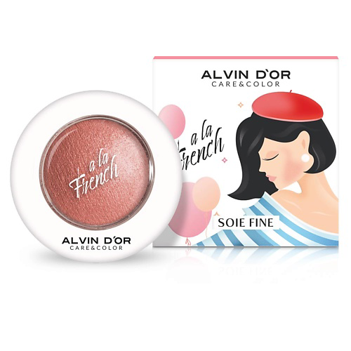 ALVIN D’OR Запечённые румяна для лица Soie Fine A LA FRENCH #1