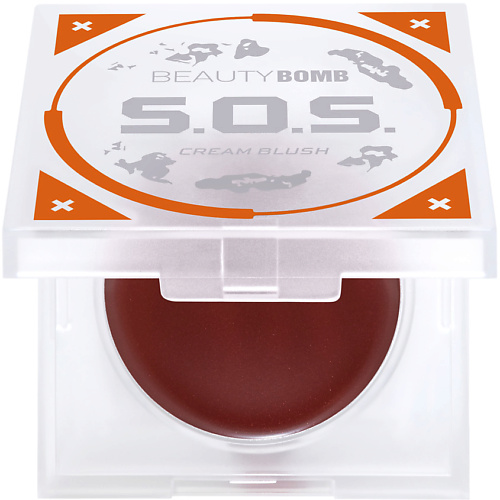BEAUTY BOMB Кремовые румяна Cream blush S.O.S. #1