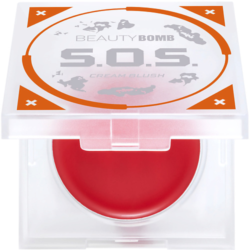 BEAUTY BOMB Кремовые румяна Cream blush S.O.S. #1