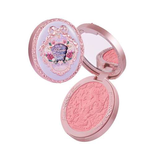 FLOWER KNOWS Компактные румяна Midsummer Fairytales Velvet Embossed Blush #1