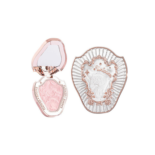 FLOWER KNOWS Компактные румяна Unicorn Embossed Blush #1