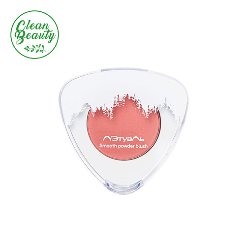 ЛЭТУАЛЬ Шелковистые румяна для лица Smooth powder blush #1