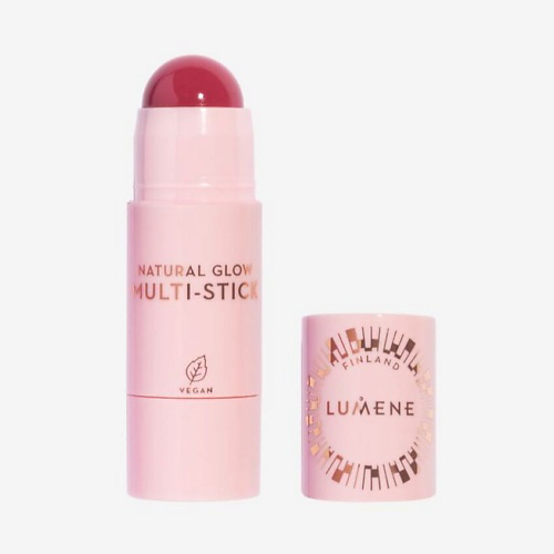 LUMENE Сияющие румяна, помада и тени 3-в-1 atural Glow Multi-stick #1