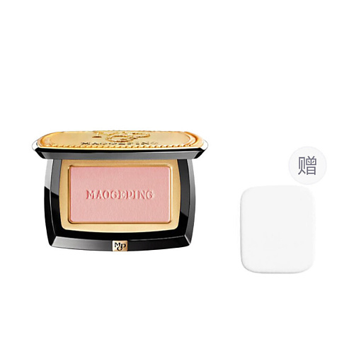 MAOGEPING Компактные шелковистые румяна Gauzy Magic Blush + Спонж #1